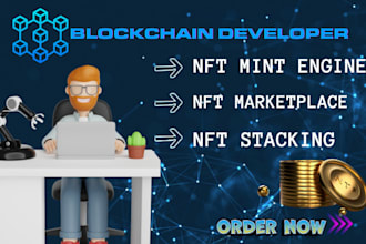 build nft minting and staking smart contracts