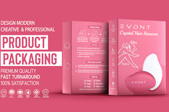 premium product packaging and box design for your brand