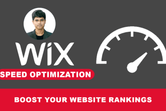 be your wix speed optimization expert to make wix website faster in 1 day