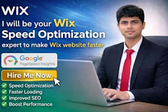 be your wix speed optimization expert to make wix website faster