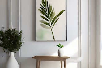 create minimalist wall arts for home and office