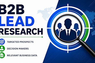 do targeted b2b lead research and find decision makers