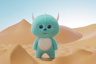 create 3d game ready assets and scenes