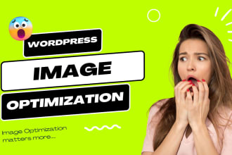 do image optimization for wordpress site, no resolution loss