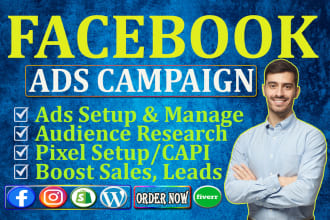 run effective facebook ads campaign, fb advertising, fb marketing, instagram ads