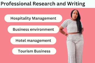 write essay, hospitality management, global tourism, business environment, paper