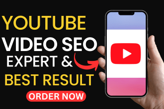 your youtube video SEO and organic promotion