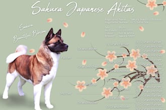 design pedigree papers for dogs, cats and other animals
