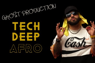 be your music producer, deep house, tech, afro, house