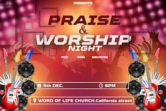 create amazing church flyers