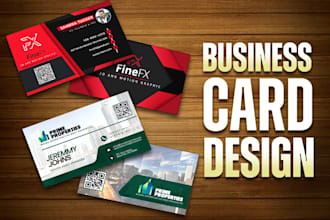 design a professional business card and brand stationery