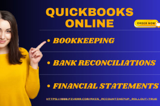 do bookkeeping in quickbooks online and bank reconciliation