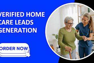 generate home care leads health care services nursing care elderly care website