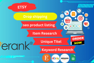setup etsy store, etsy account creation etsy pod drop shipping as VA