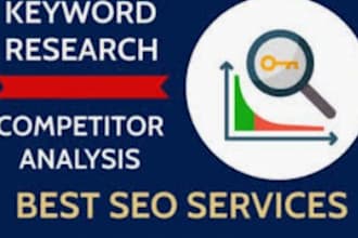 do SEO keyword research and competitors analysis