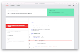 develop and fix API errors, laravel bugs php errors laravel errors react js bugs