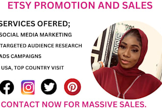 promote etsy shop using social media paid ads campaigns