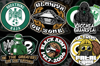 design football stickers for your ultras or team
