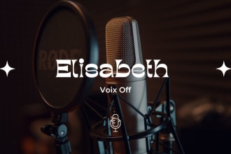 record the french voice of your corporate video or podcast