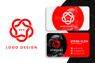 do corporate modern business card and logo design
