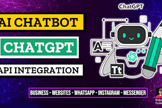 create chatgpt chatbot, ai chatbot, chatgpt api integration