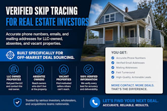 do accurate llc and homeowner skip tracing services