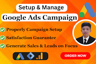 setup your google ads campaign or adwords PPC campaigns