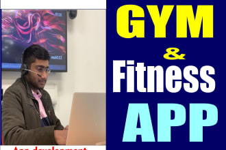 program gym mobile app, fitness app for android and ios app