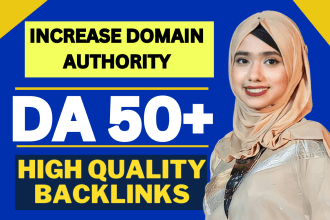 increase domain authority moz da upto 50 plus guaranteed