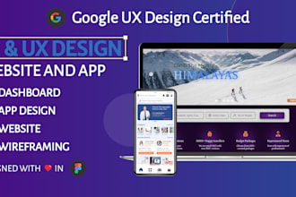 design UI UX for your website and app