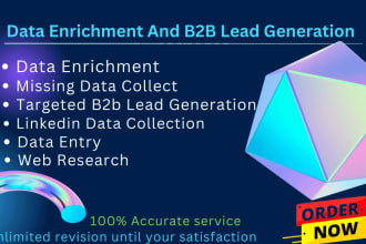 company data enrichment and b2b lead generation