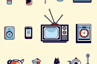 design icons for web, social, games, presentation, ebooks