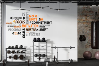 create motivational canvas wall art