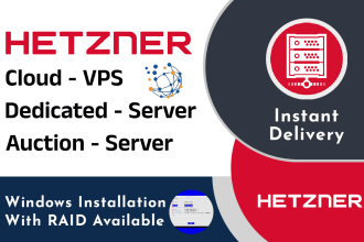 setup windows on your hetzner server