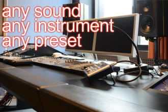 create any sound, instrument, effect, loop or deliver presets