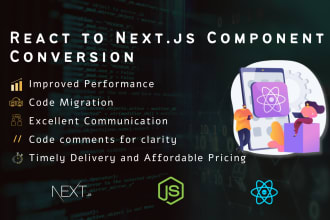 convert react components to nextjs