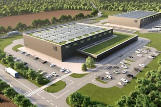 do realistic 3d renderings of industrial, retail buildings