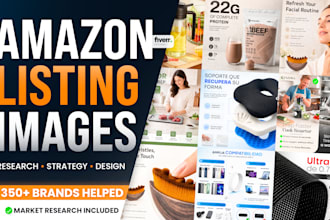 create high converting amazon listing images and a plus content