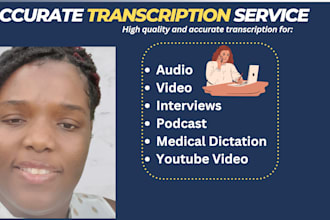 accurately transcribe your audio, video, and medical recordings