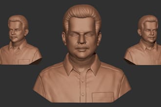 do 3d printable portrait sculptures