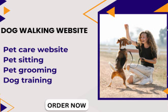 design petcare website pet sitting dog daycare pet adoption dog walking website