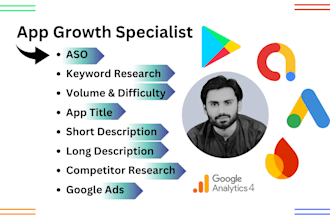 write app description and title with aso keyword research