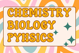 solve all your chemistry and biology problems and essays