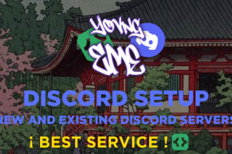 server discord setup new and existing