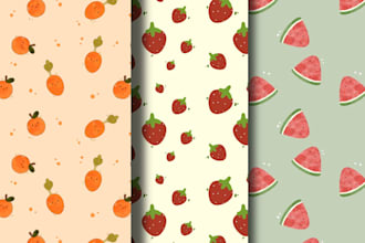 design hand drawn seamless pattern