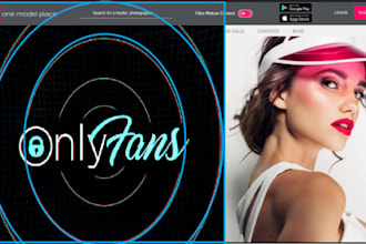 only fans agency website promotion, onlyfan page management , modelling website