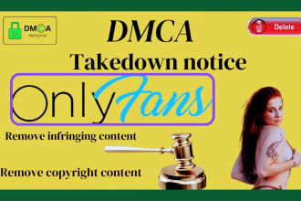 send dmca takedown notice remove onlyfan infringing content