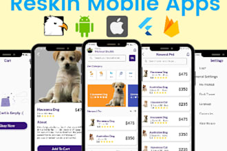 rebrand, reskin, rename your flutter code from codecanyon