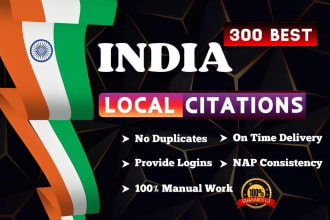 do india local citations SEO or business listing manually