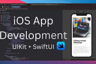 develop native ios app using swiftui or uikit